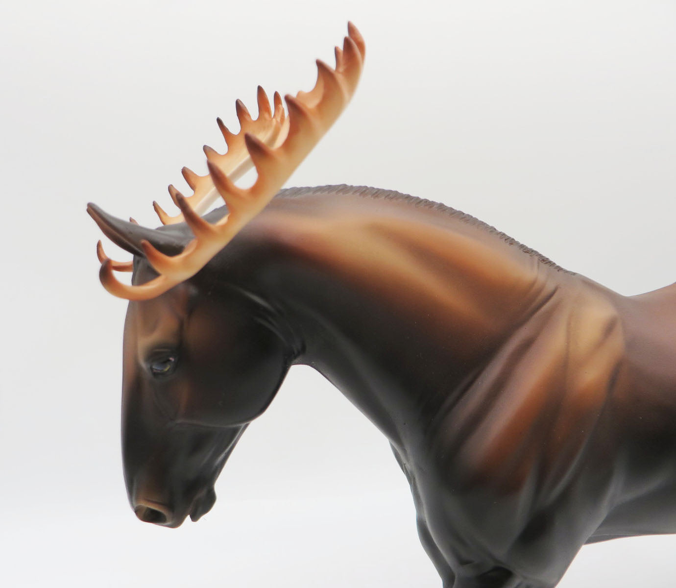 The Unconventional Reindeer - Best Offer - OOAK - Custom Decorator Moose Bay Irish Draft by Ashley Palmer - Christmas Tails 2022 - CT22