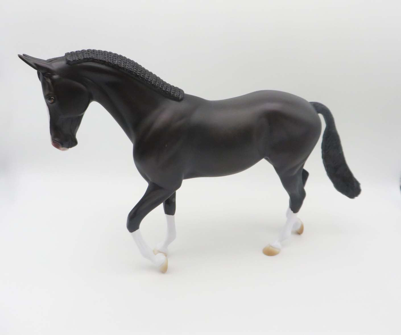 The Unraveling -  Sunburnt Black Thoroughbred By Ashley Palmer - SHCF23