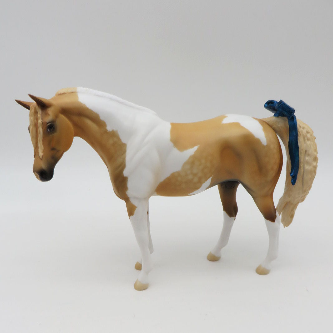 Peaches - OOAK - Dapple Palomino Arabian Pebbles by Angela Marleau -Paws & Claws 2023 - P&C 23