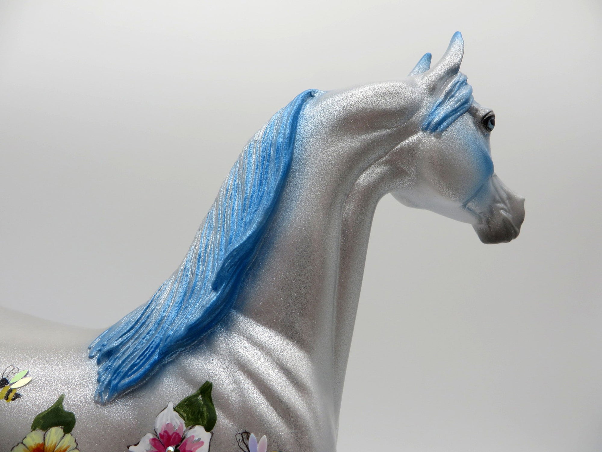 Think Happy Thoughts-OOAK Deco Arabian Painted By Dawn Quick 6/4/21