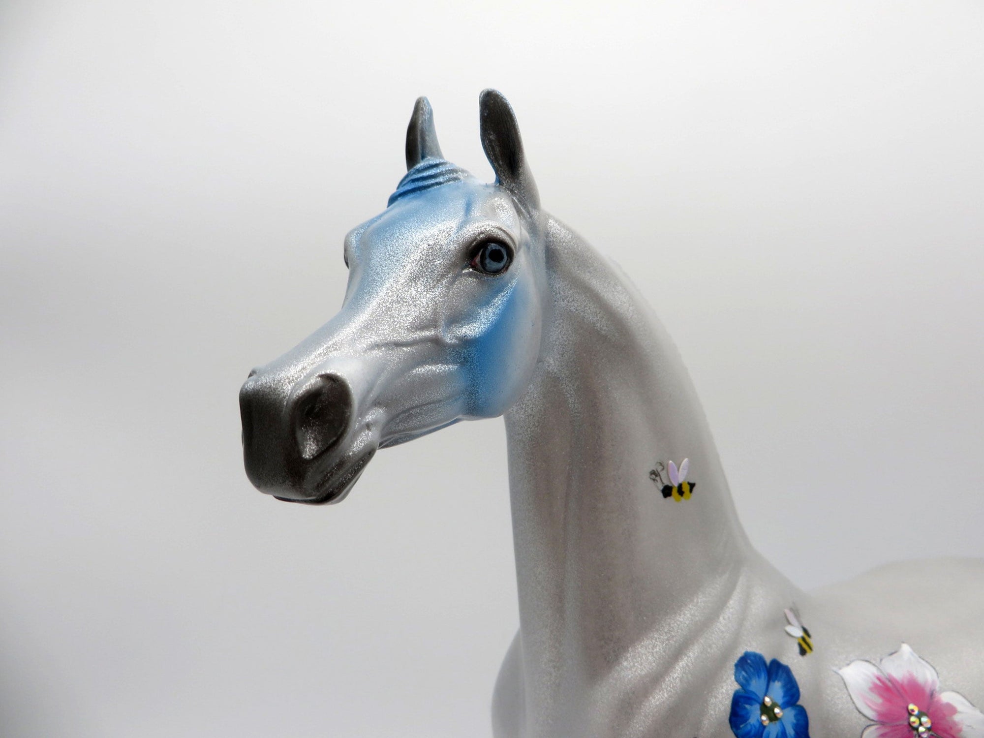 Think Happy Thoughts-OOAK Deco Arabian Painted By Dawn Quick 6/4/21