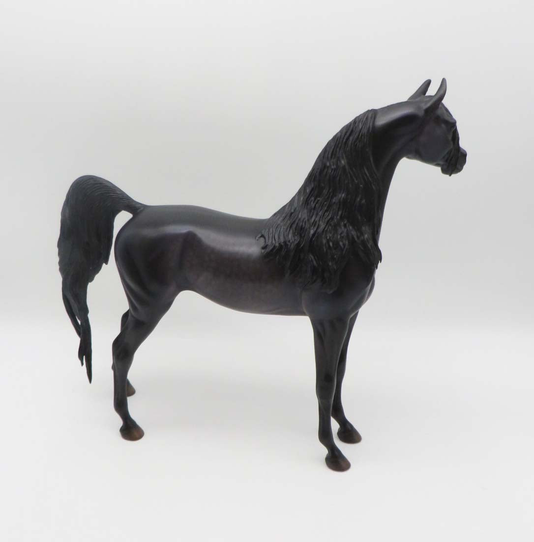 Thorne- OOAK -Dapple Black Arabian- By Caroline Boydston Best Offer 3/27/23