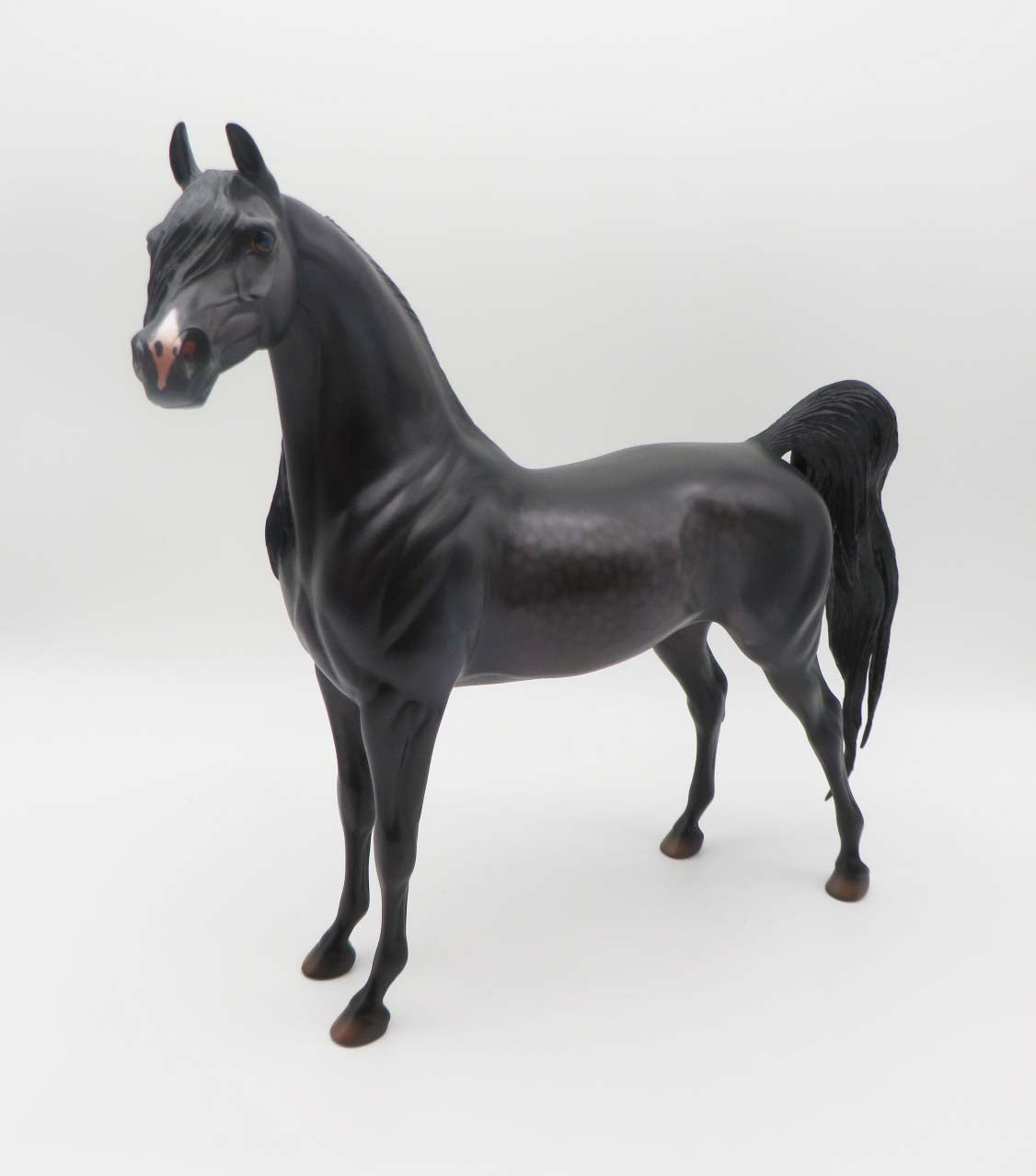 Thorne- OOAK -Dapple Black Arabian- By Caroline Boydston Best Offer 3/27/23