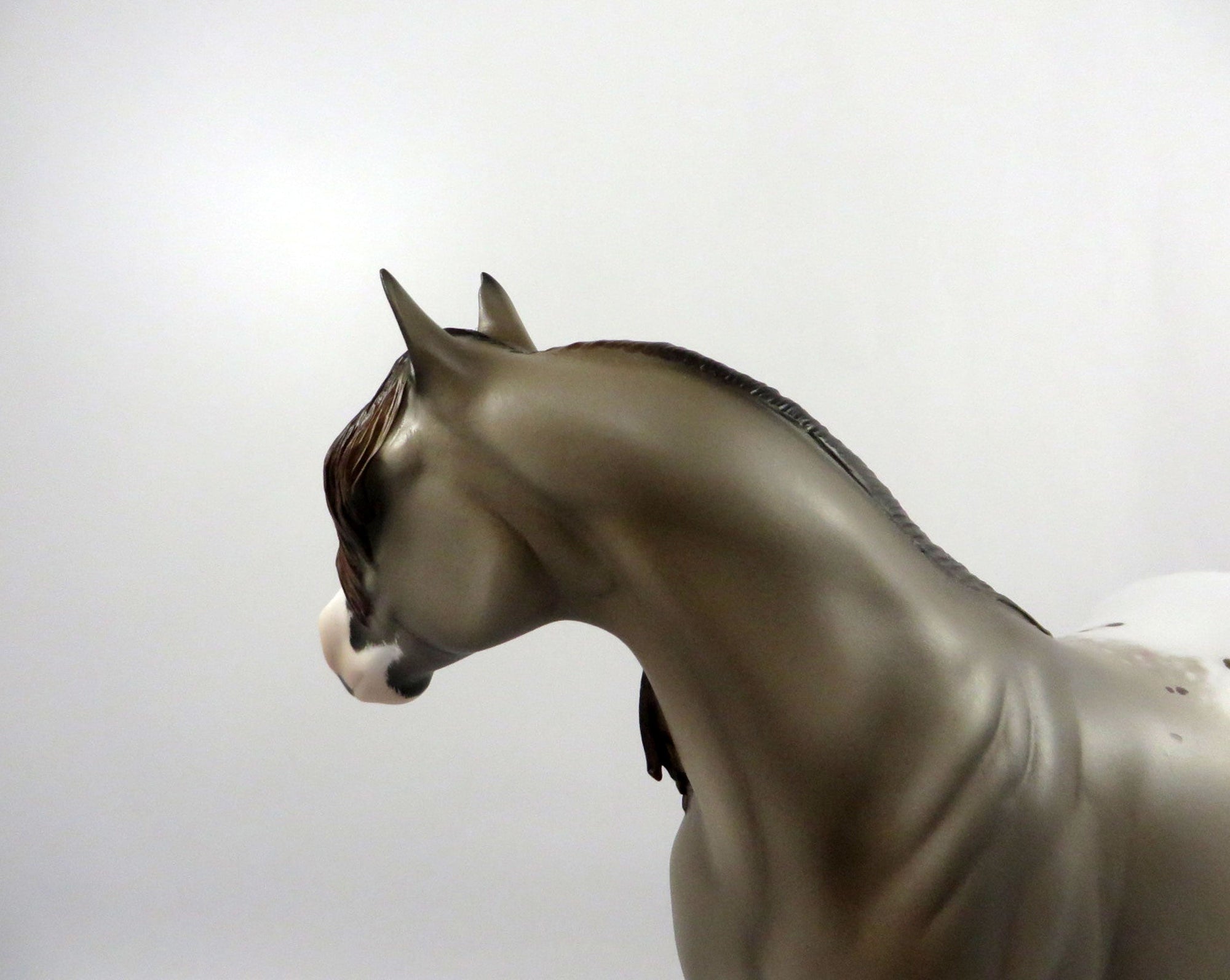 Thunderhead-OOAK Chestnut Appaloosa ISH Painted By Sheryl Leisure  2/25/21