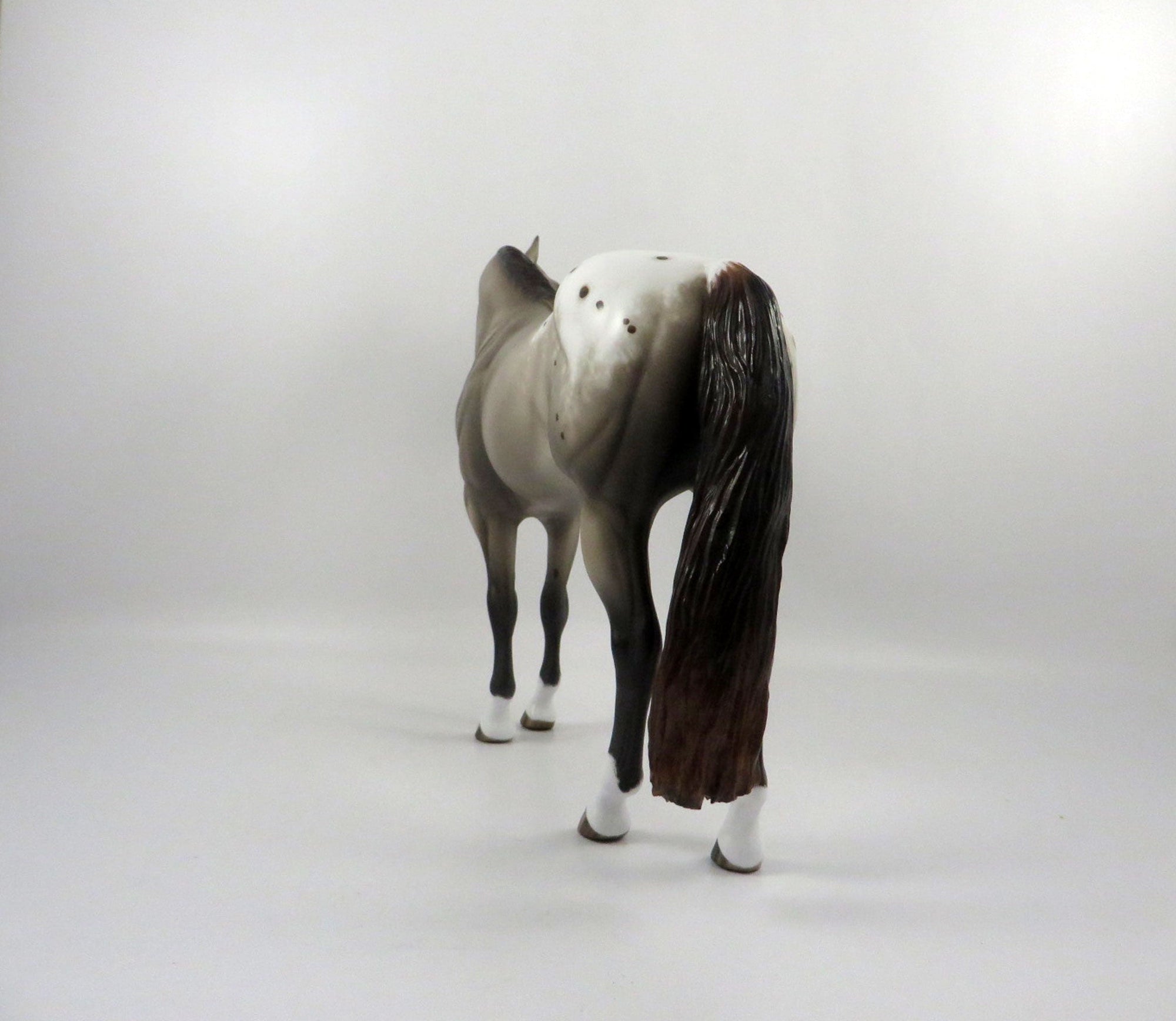 Thunderhead-OOAK Chestnut Appaloosa ISH Painted By Sheryl Leisure  2/25/21