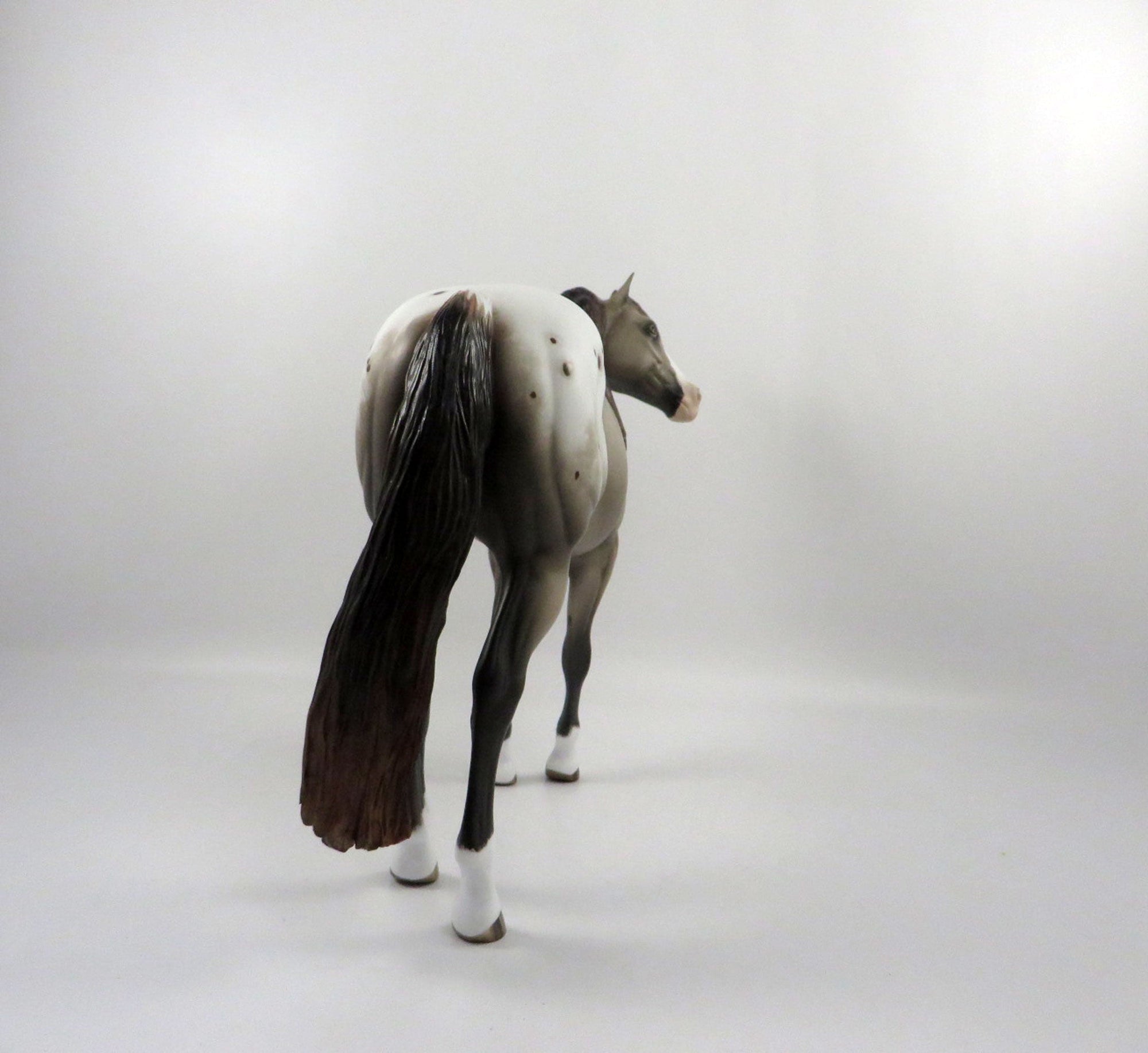 Thunderhead-OOAK Chestnut Appaloosa ISH Painted By Sheryl Leisure  2/25/21