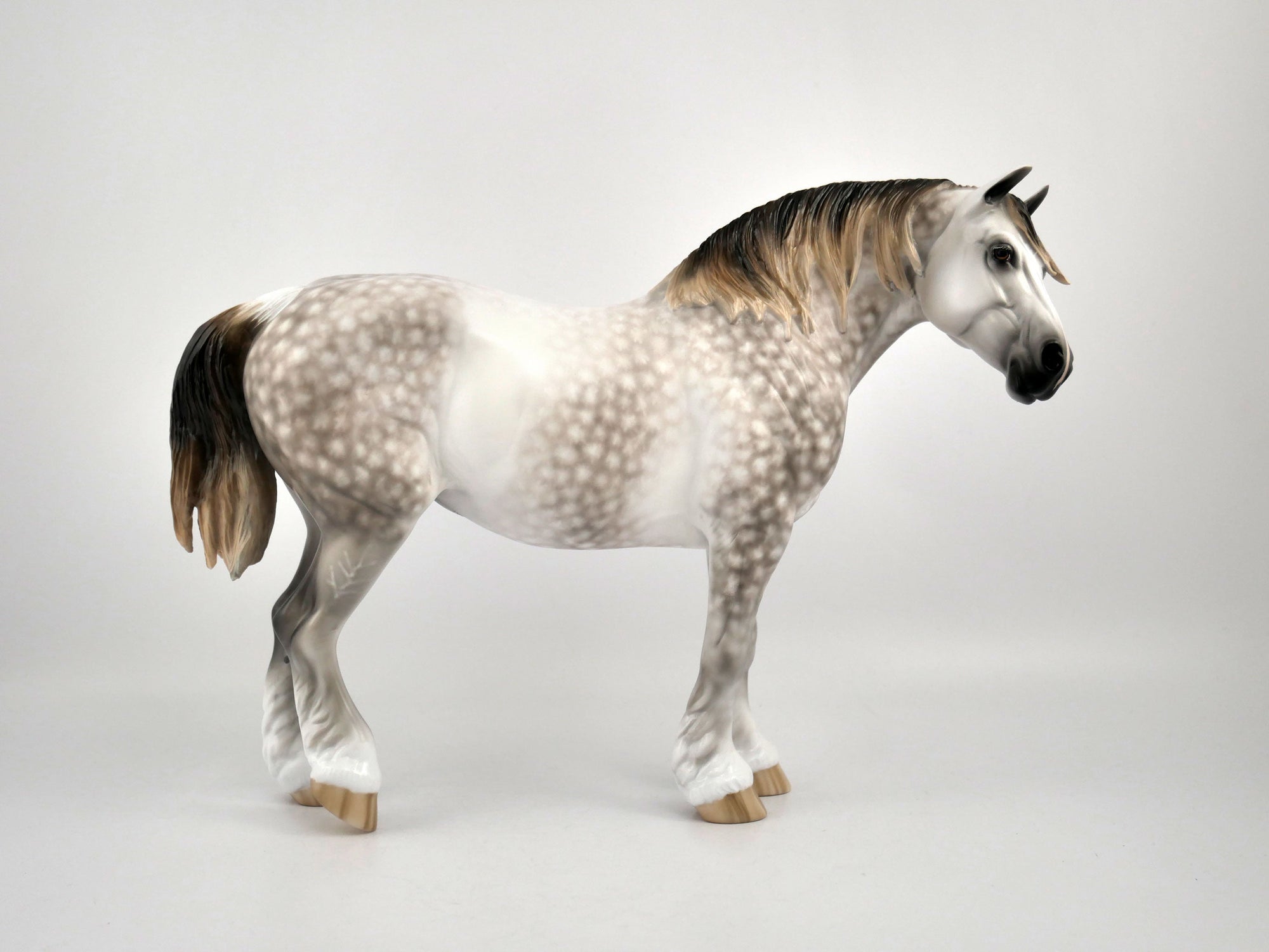 TIBBY-OOAK DAPPLE GREY BUNNY BY SHERYL LEISURE 11/17/20