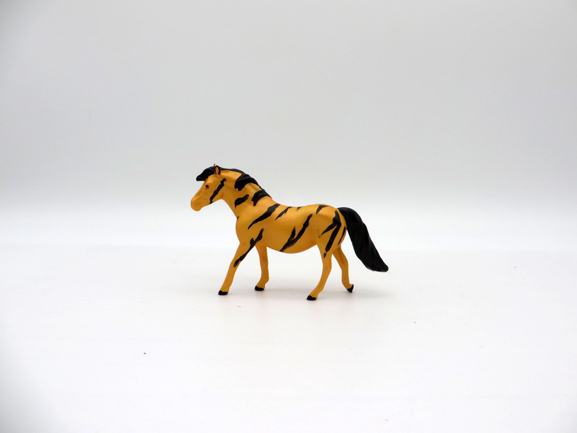 Tiger Tail-OOAK Pony Chip Painted By Ellen Robbins  NICM-7/23/21