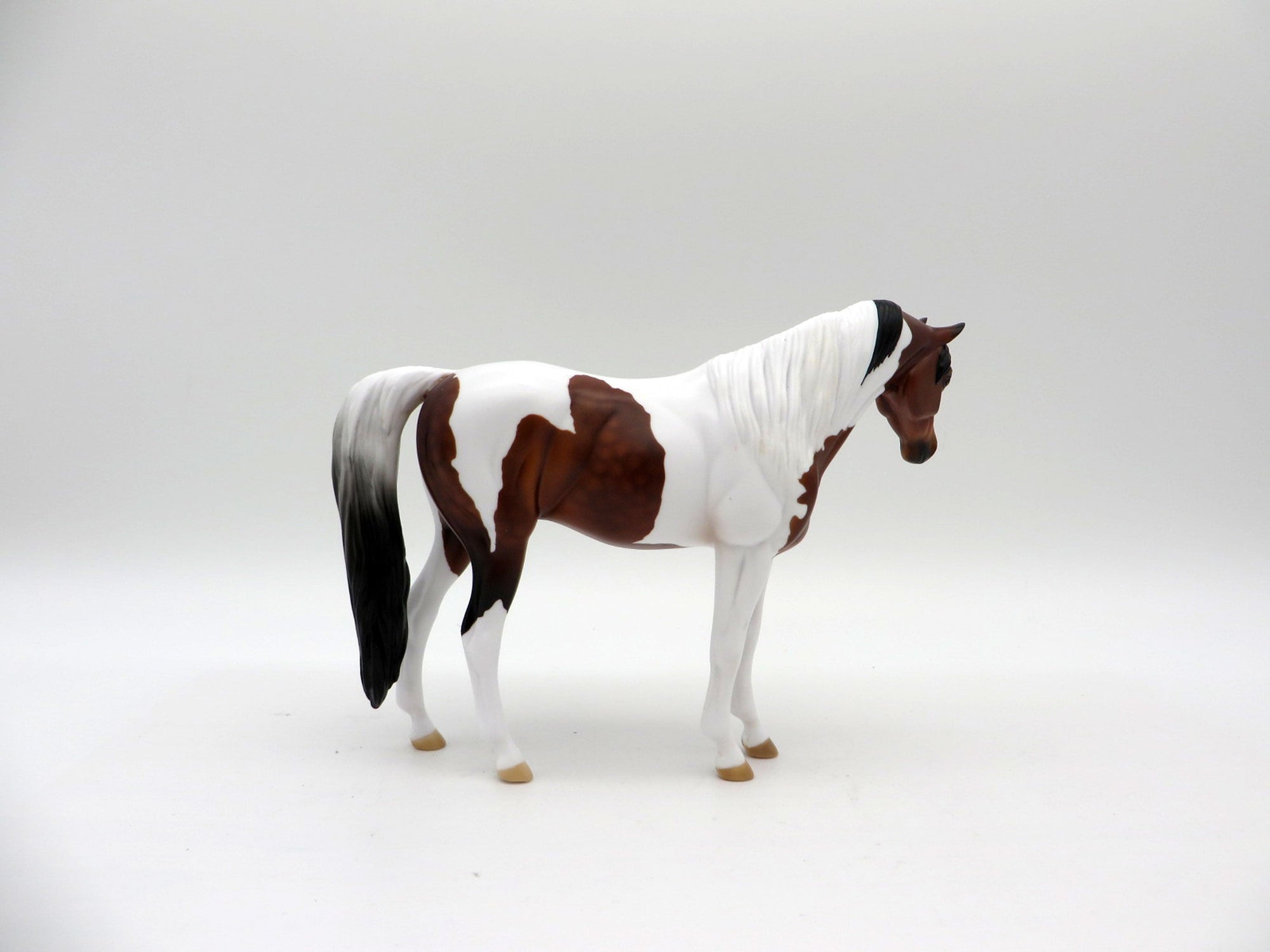 Tilly-OOAK Bay Arabian Mare Pebbles Painted by Audrey Dixon EQ 21