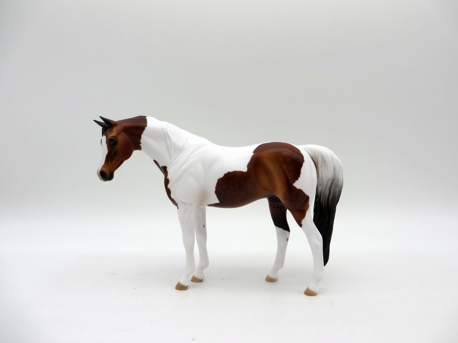 Tilly-OOAK Bay Arabian Mare Pebbles Painted by Audrey Dixon EQ 21