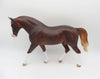 Timeless - OOAK - Dappled Chestnut Irish Draught by Sheryl Leisure - Best Offers 4/3/23