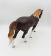 Timeless - OOAK - Dappled Chestnut Irish Draught by Sheryl Leisure - Best Offers 4/3/23