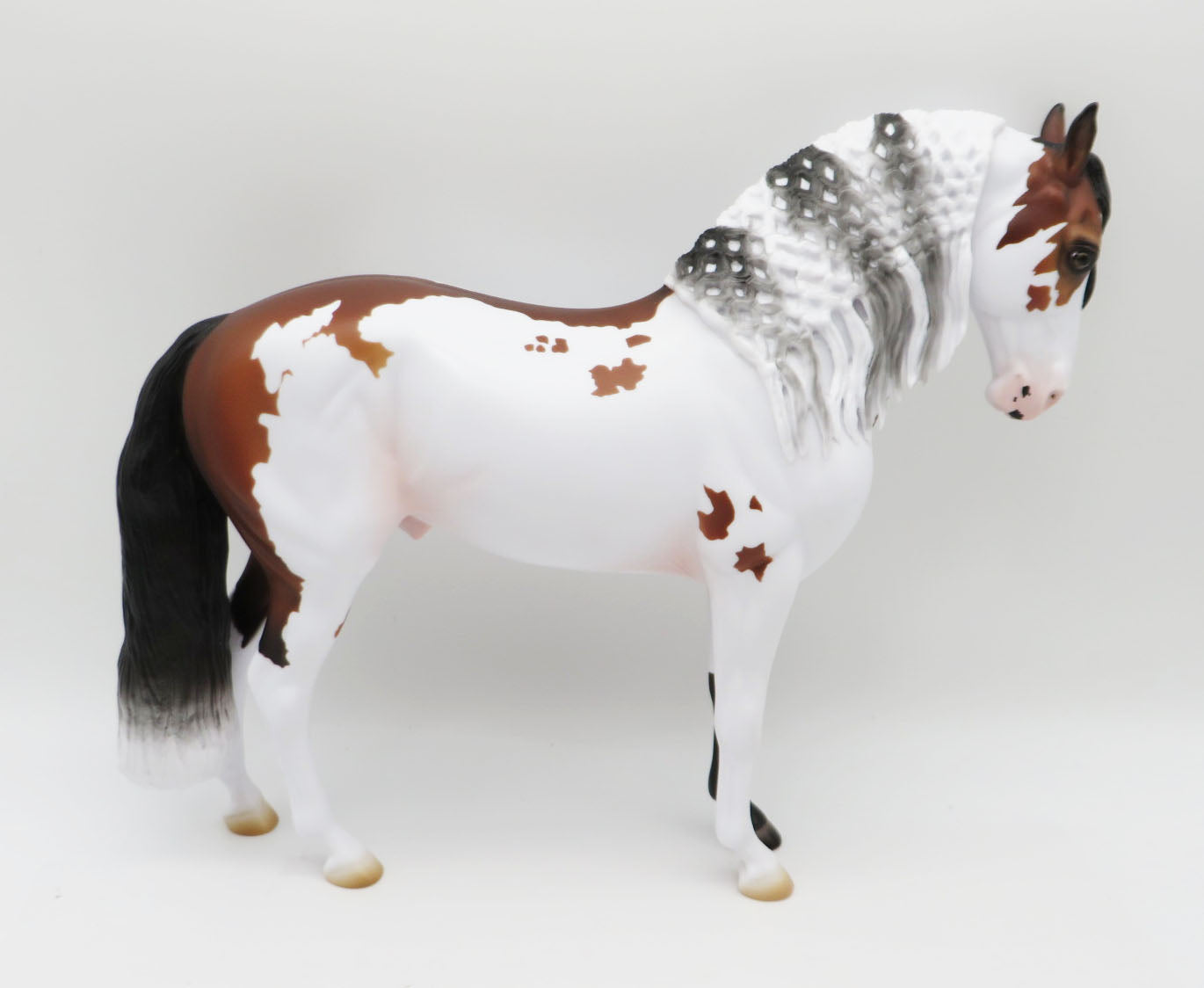 Tinsel - LE 30 - Bay Frame Overo Andalusian By Ashley Palmer - Christmas Tails 2022 - CT22