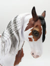 Tinsel - LE 30 - Bay Frame Overo Andalusian By Ashley Palmer - Christmas Tails 2022 - CT22