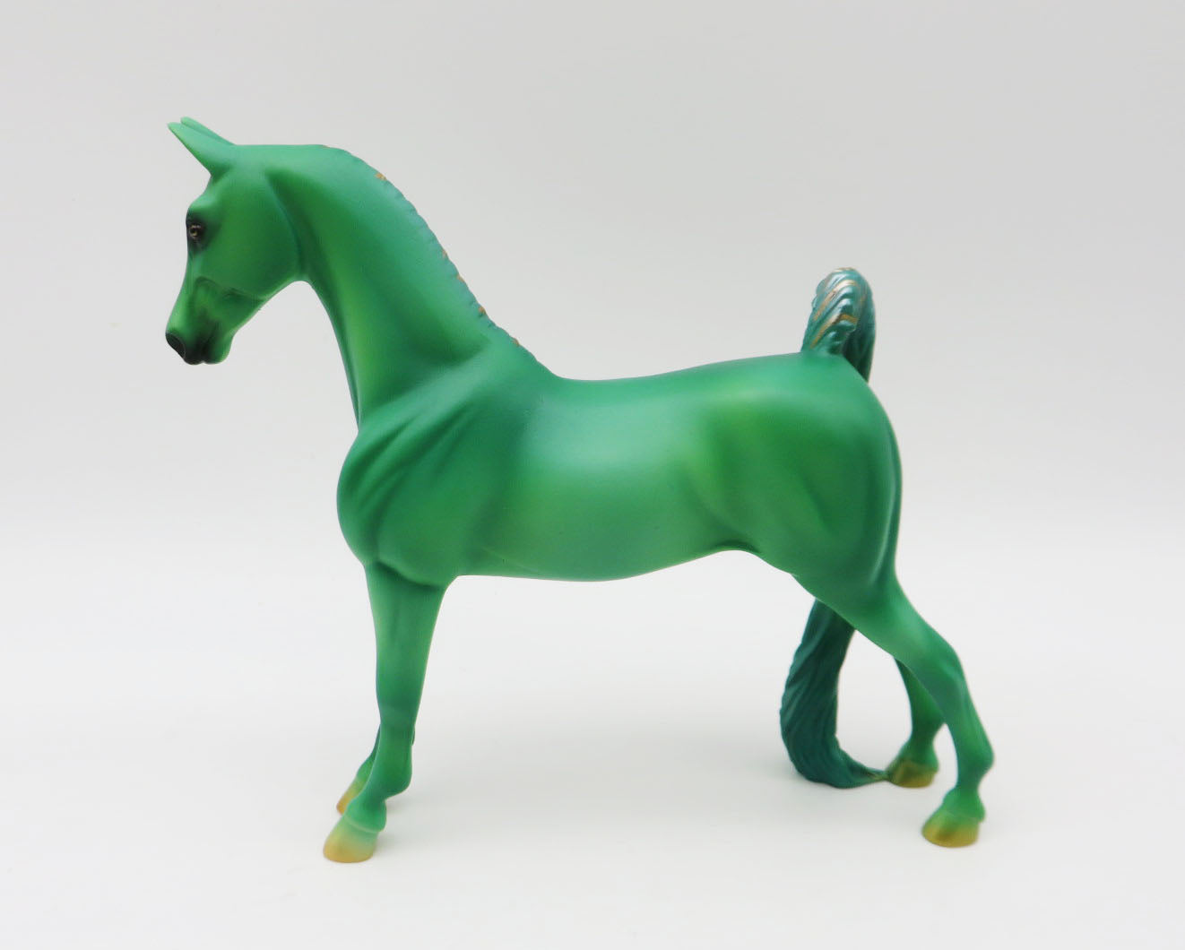 Tinsel Towne - OOAK - OOAK Christmas Decorator Pebble Saddlebred By Ashley Palmer - Christmas Tails 2022 - CT22