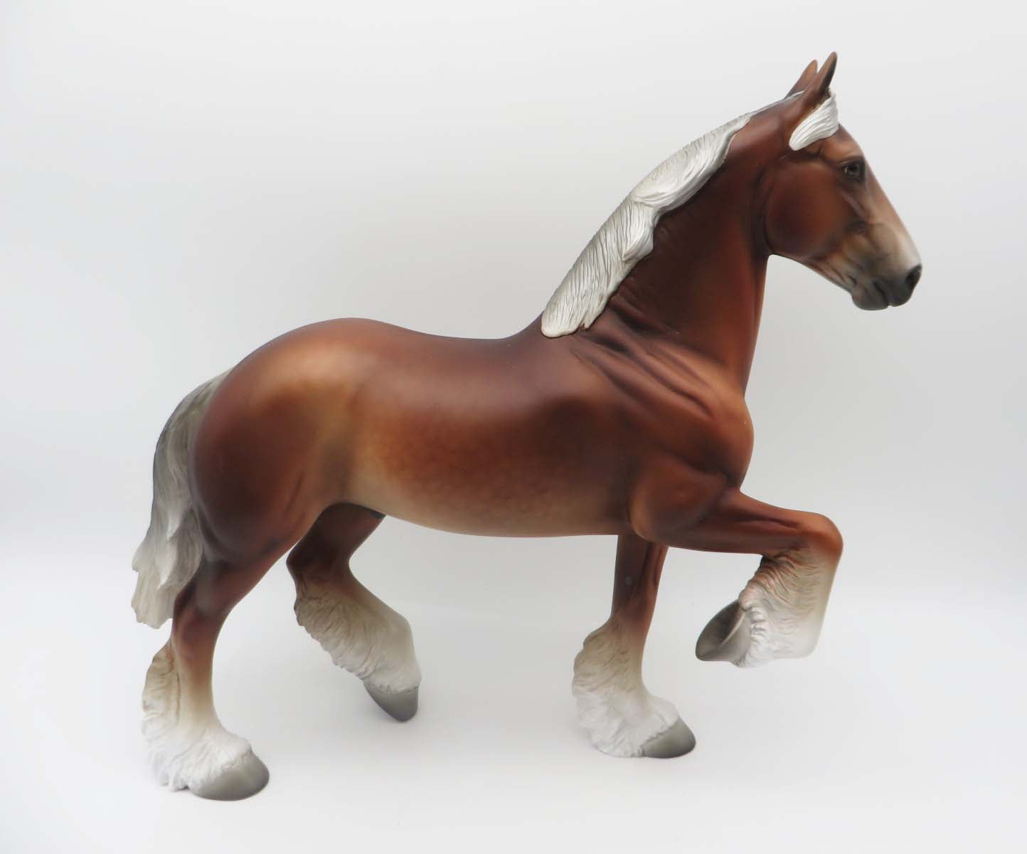 Toast - OOAK - Chestnut Trotting Drafter By Jess Hamill - P&C 23