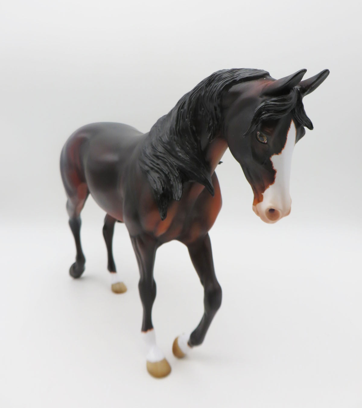 Tobias - OOAK - Dappled Dark Bay Thoroughbred by Angela Marleau- Best Offers 3/6/23