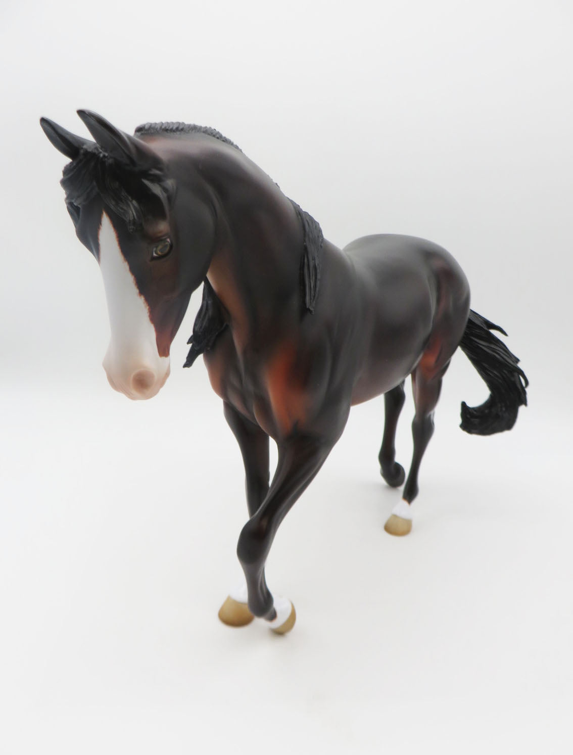 Tobias - OOAK - Dappled Dark Bay Thoroughbred by Angela Marleau- Best Offers 3/6/23