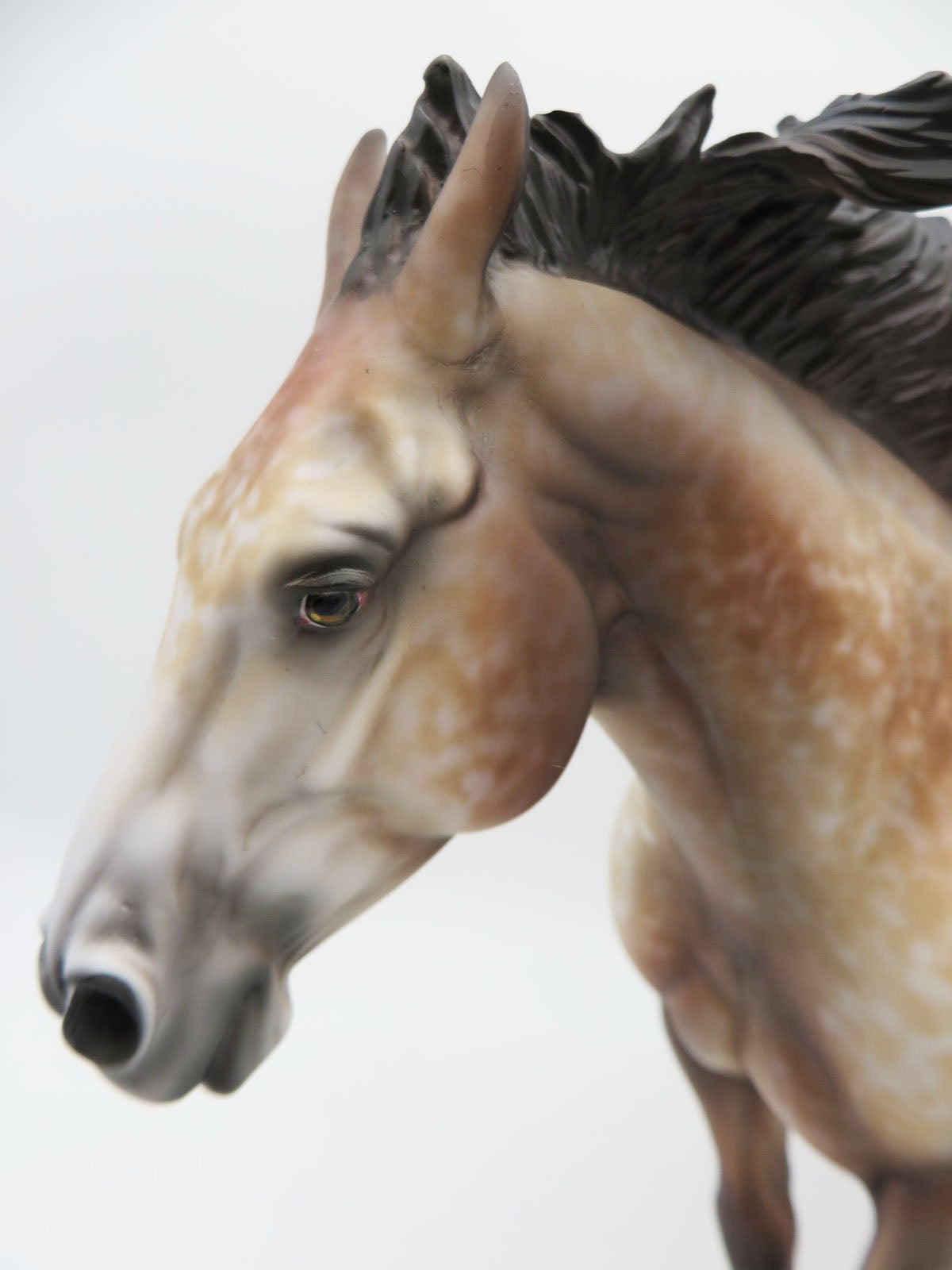 Toboggan - BEST OFFER - OOAK - Roan Heavy Draft Horse By Al Katt - Christmas Tails 2022 - CT22