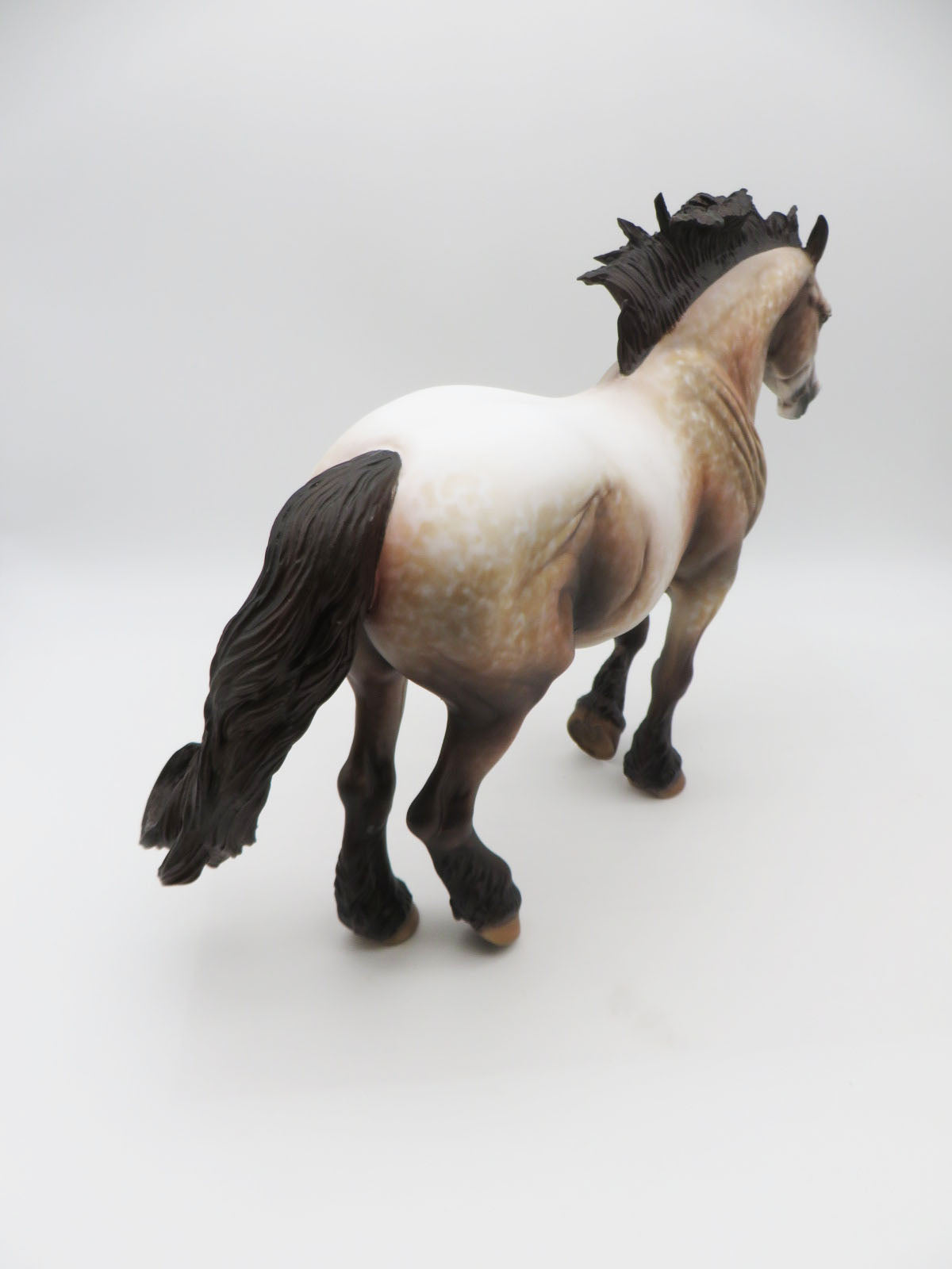 Toboggan - BEST OFFER - OOAK - Roan Heavy Draft Horse By Al Katt - Christmas Tails 2022 - CT22