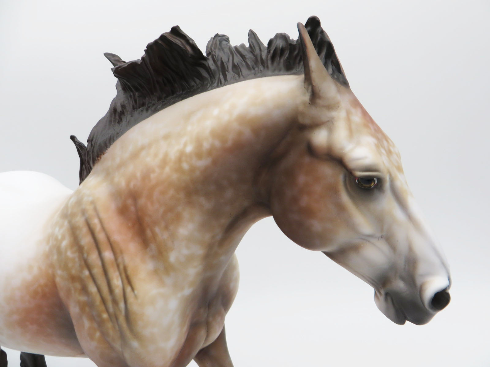 Toboggan - BEST OFFER - OOAK - Roan Heavy Draft Horse By Al Katt - Christmas Tails 2022 - CT22