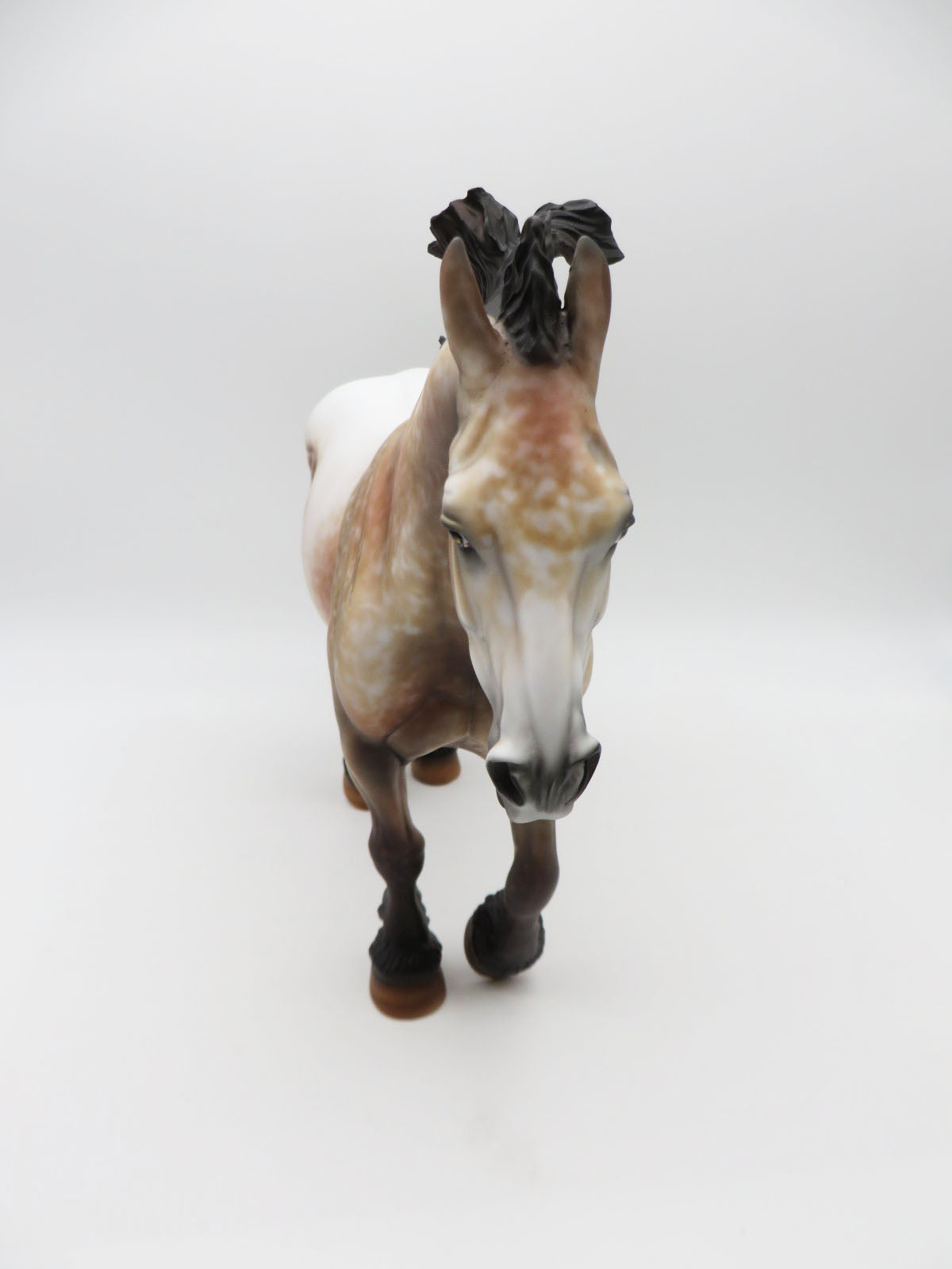 Toboggan - BEST OFFER - OOAK - Roan Heavy Draft Horse By Al Katt - Christmas Tails 2022 - CT22