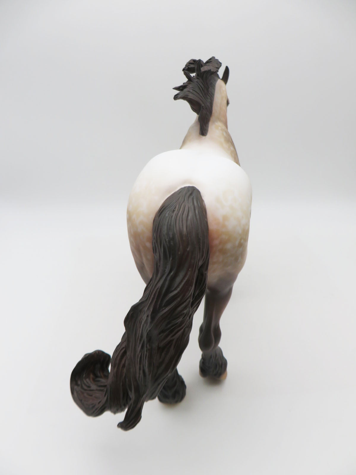 Toboggan - BEST OFFER - OOAK - Roan Heavy Draft Horse By Al Katt - Christmas Tails 2022 - CT22