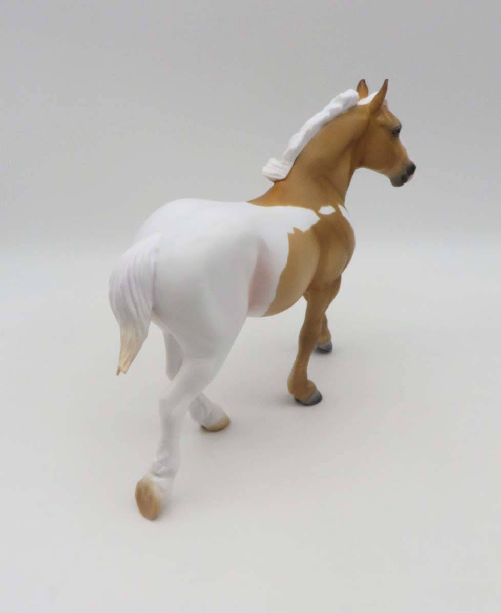 Tom Sawyer - Palomino Splash Overo Pebble Draft By Ashley Palmer - Classical Literature Series 2023 4/21/23 CL23