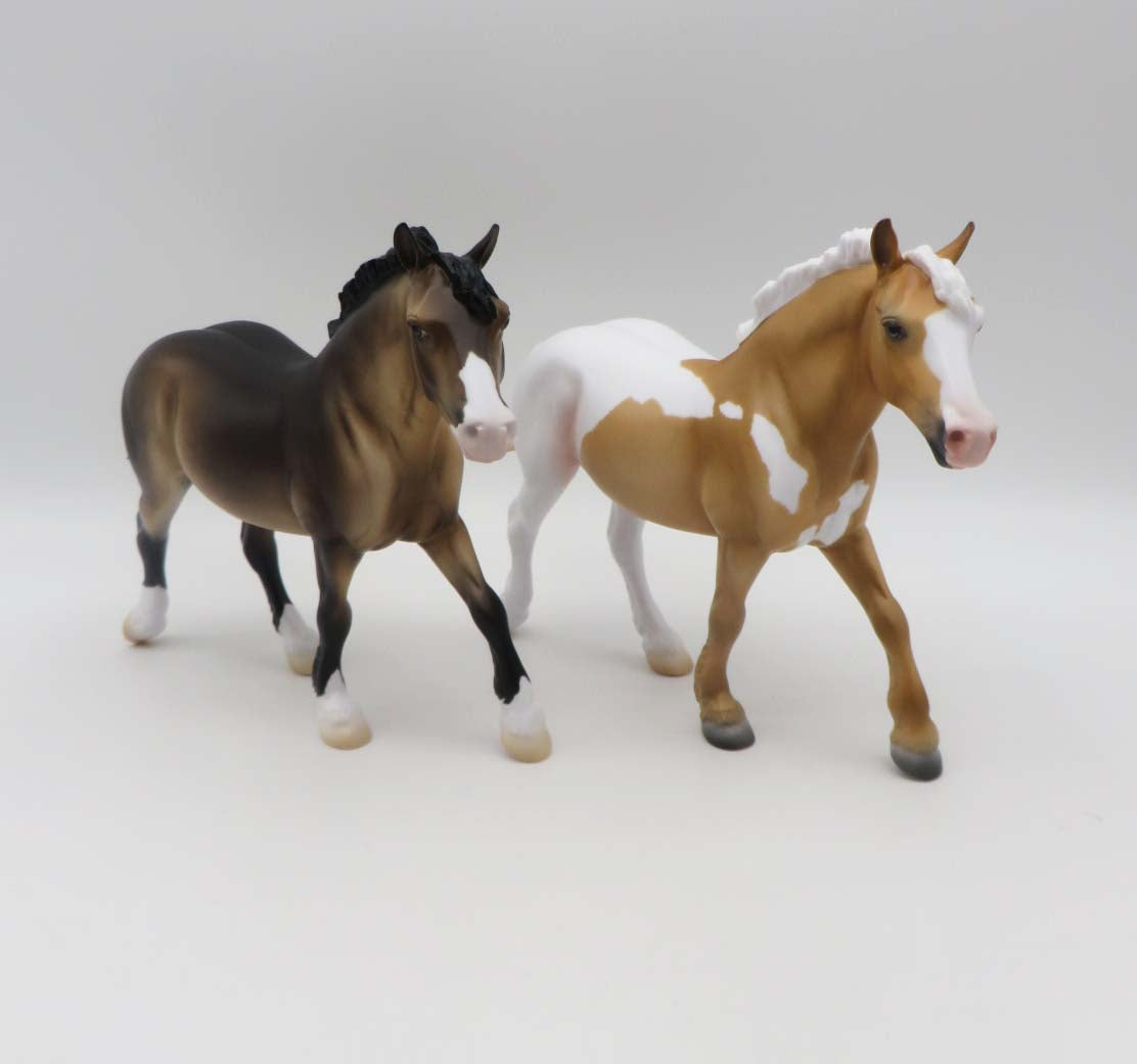 Huckleberry Finn - Dappled Sooty Buckskin Overo Pebble Draft By Ellen Robbins - Classical Literature Series 2023 4/21/23 CL23