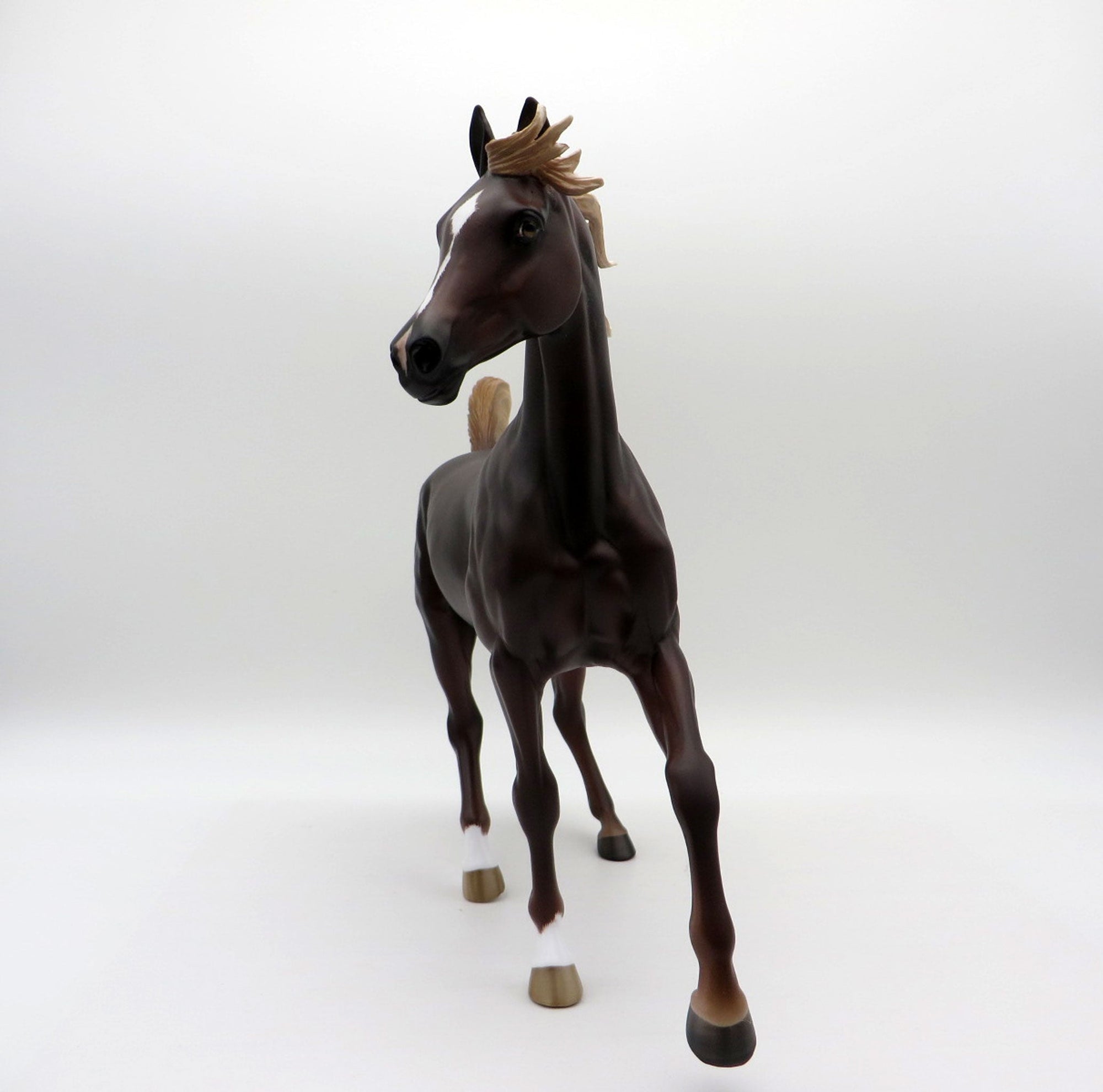 Toni-OOAK Chestnut Arabian  Painted by Sheryl Leisure  EQ 21