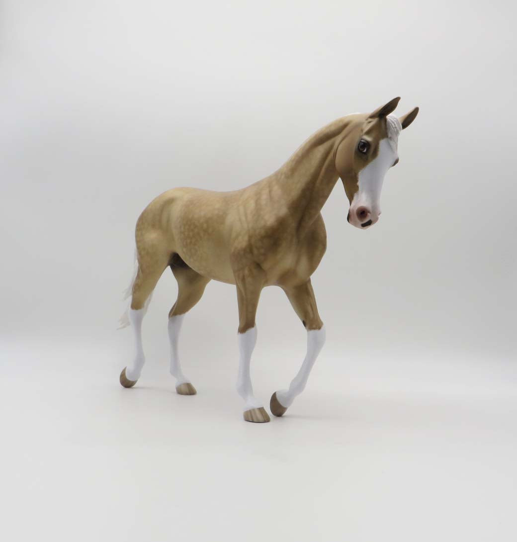 Topaze - OOAK - Dappled Palomino Thoroughbred by Sheryl Leisure - Best Offers 4/3/23