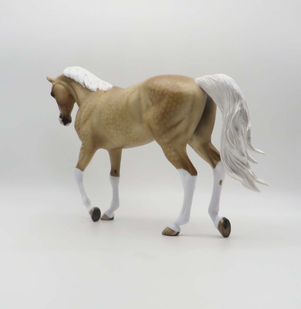 Topaze - OOAK - Dappled Palomino Thoroughbred by Sheryl Leisure - Best Offers 4/3/23