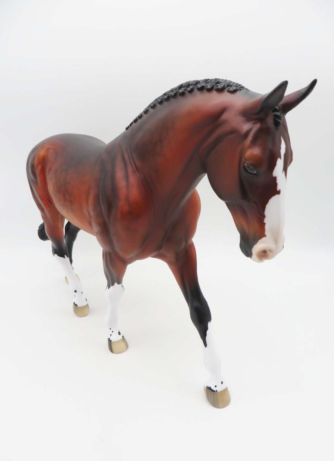 Torches &amp; Pitchforks - OOAK - Sooty Bay Irish Draft Painted By Ellen Robbins - MM22