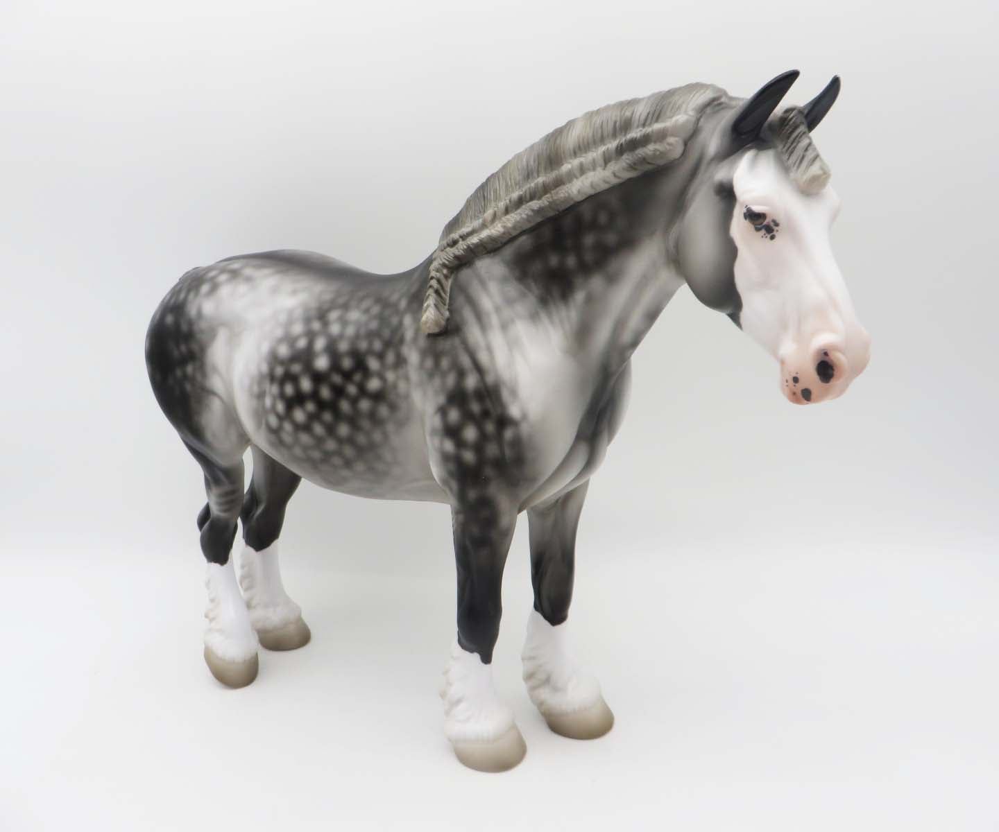 Torrent - OOAK - Dappled Grey Custom Heavy Draft By Jess Hamill - SHCF23