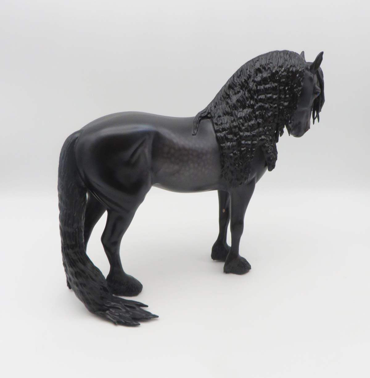 Townsend- OOAK -Dapple Black Freisian- By Caroline Boydston Best Offer 3/27/23
