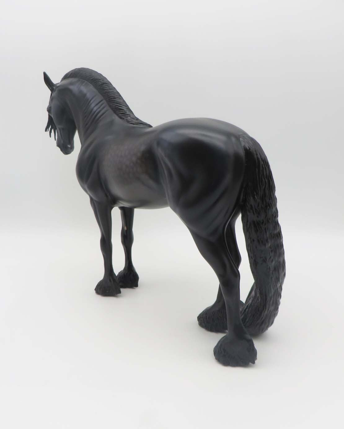 Townsend- OOAK -Dapple Black Freisian- By Caroline Boydston Best Offer 3/27/23