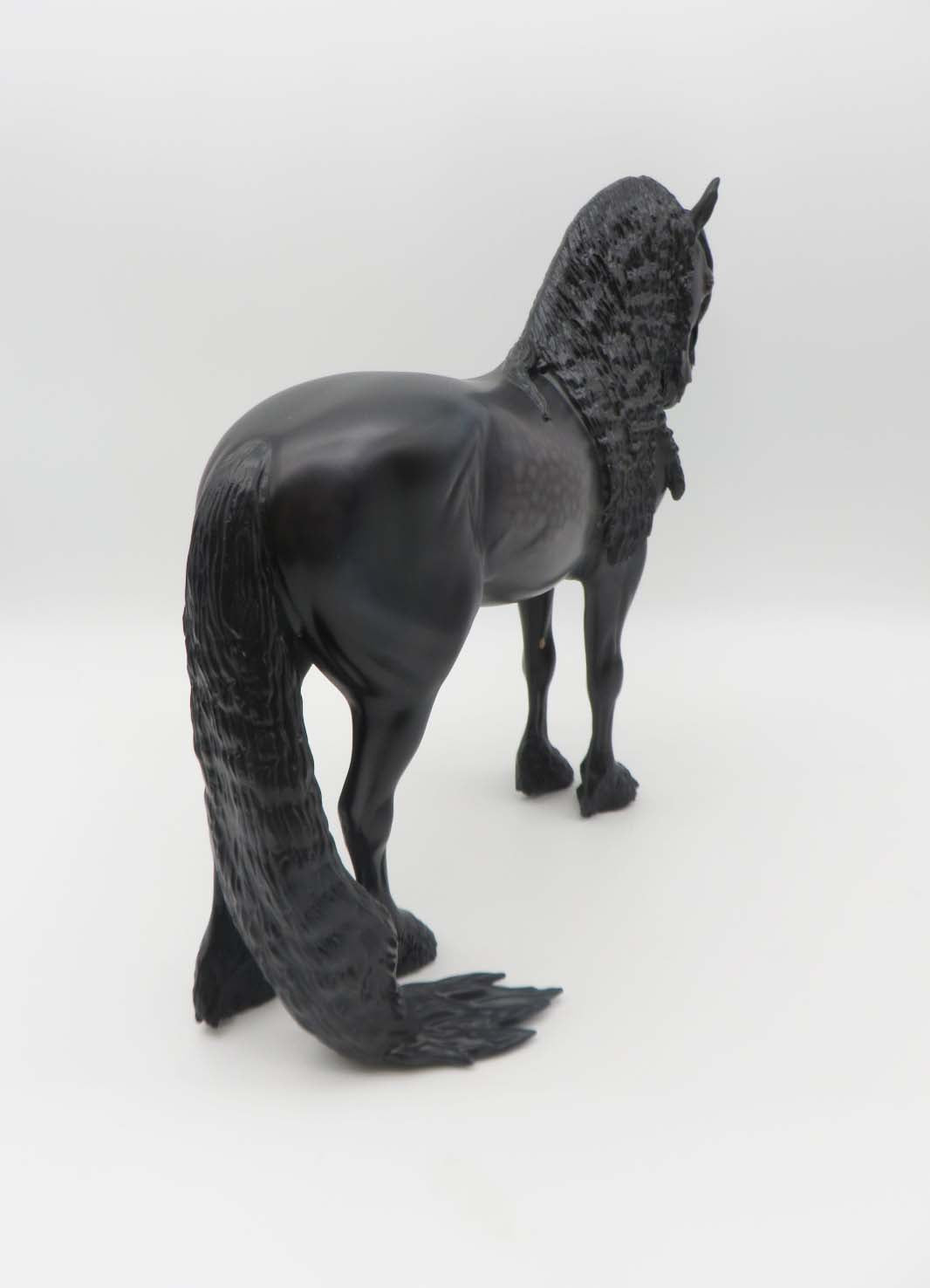 Townsend- OOAK -Dapple Black Freisian- By Caroline Boydston Best Offer 3/27/23
