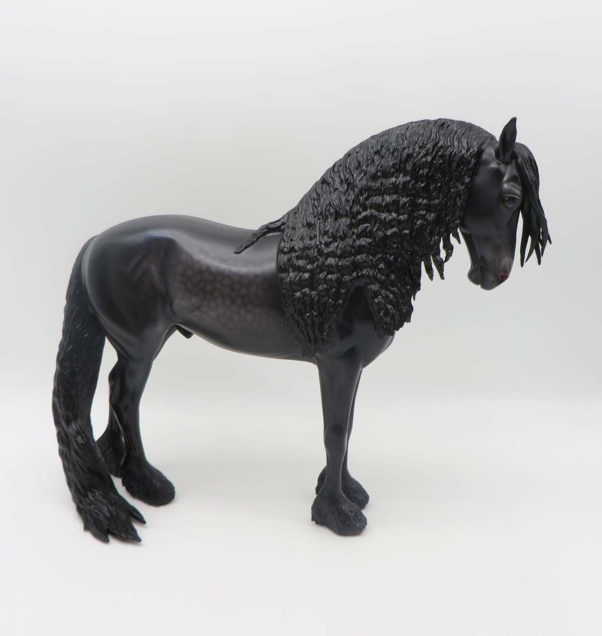 Townsend- OOAK -Dapple Black Freisian- By Caroline Boydston Best Offer 3/27/23