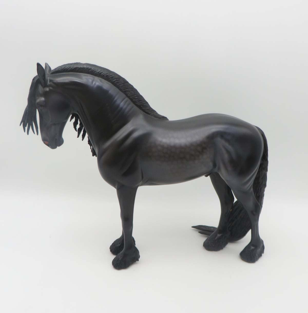 Townsend- OOAK -Dapple Black Freisian- By Caroline Boydston Best Offer 3/27/23