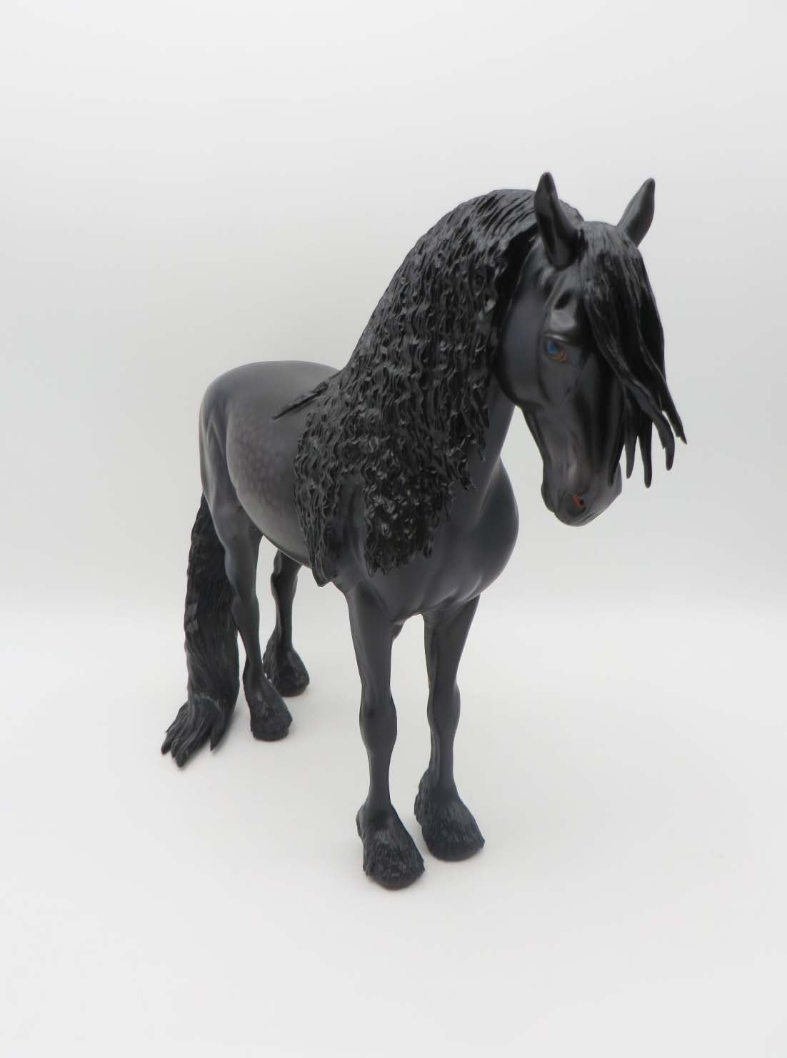 Townsend- OOAK -Dapple Black Freisian- By Caroline Boydston Best Offer 3/27/23