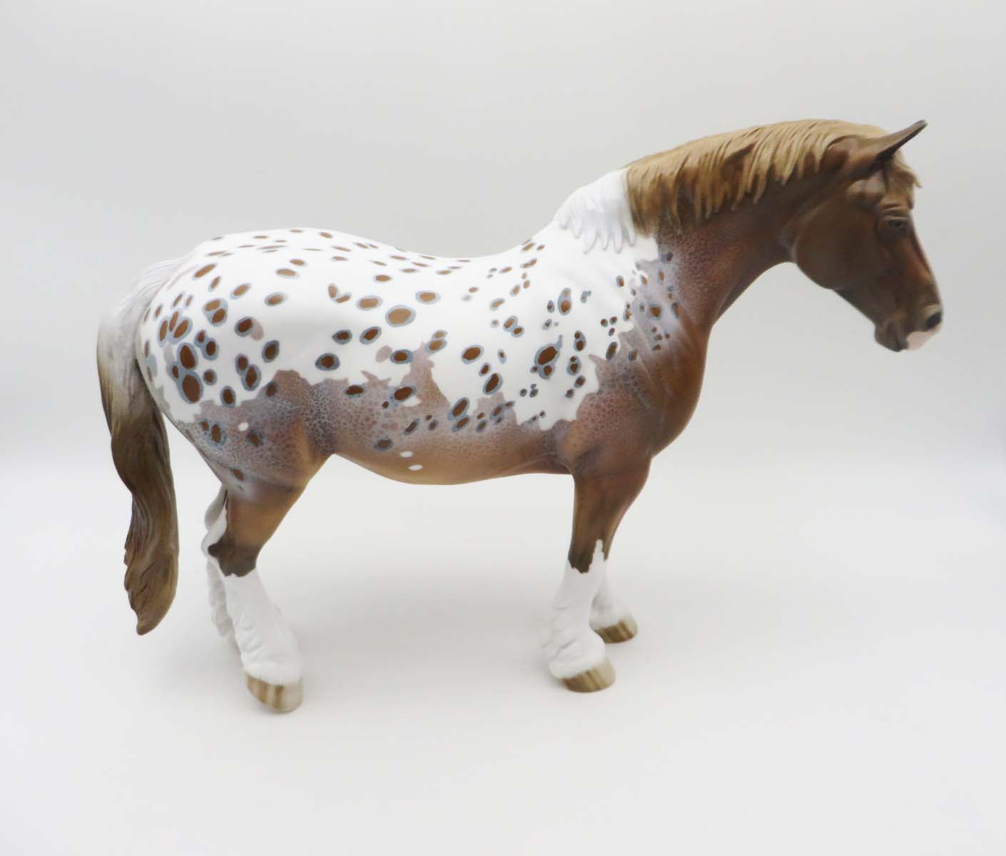 Trailer Park Tornado - OOAK Bay Appaloosa Heavy Draft By Dawn Quick - SHCF23