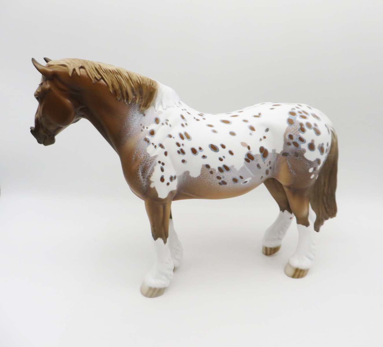 Trailer Park Tornado - OOAK Bay Appaloosa Heavy Draft By Dawn Quick - SHCF23