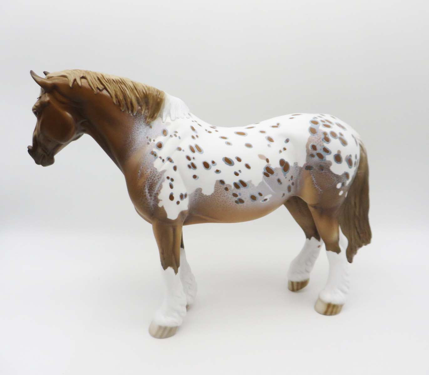 Trailer Park Tornado - OOAK Bay Appaloosa Heavy Draft By Dawn Quick - SHCF23
