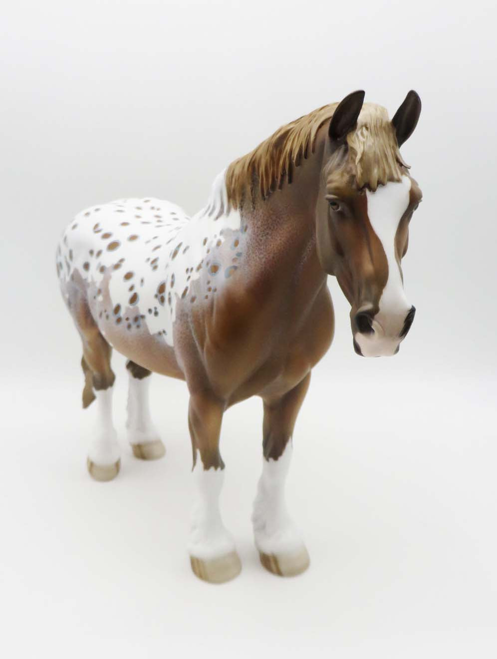 Trailer Park Tornado - OOAK Bay Appaloosa Heavy Draft By Dawn Quick - SHCF23