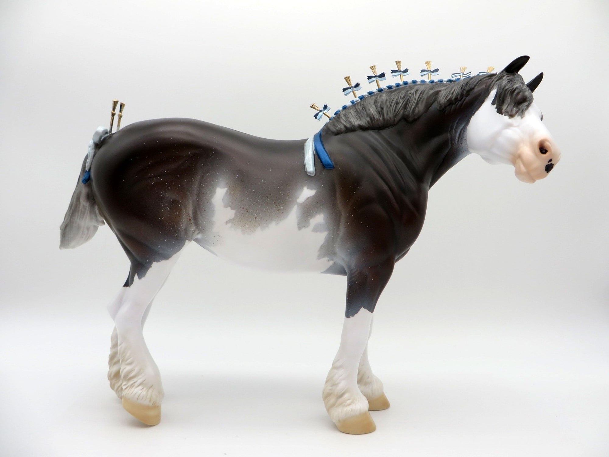 Tranquility- LE-30 Heavy Draft Mare Painted by Carrie Keller EQ 21