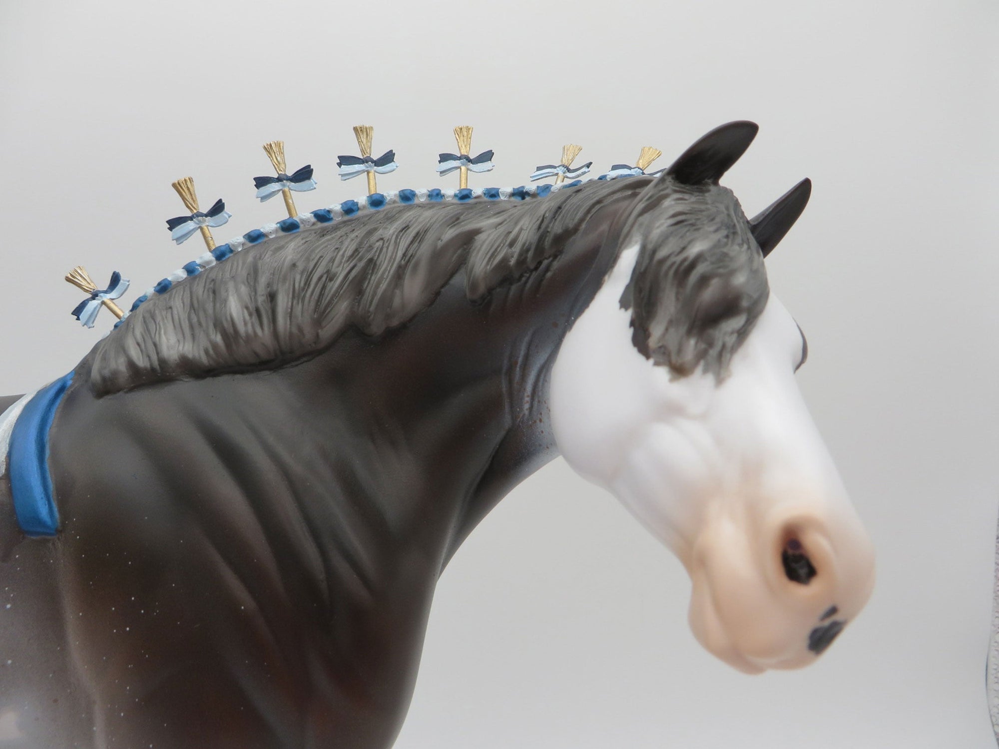 Tranquility- LE-30 Heavy Draft Mare Painted by Carrie Keller EQ 21