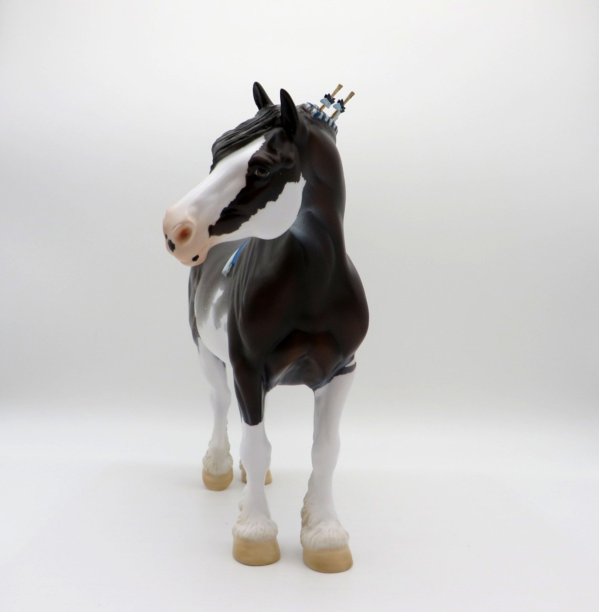 Tranquility- LE-30 Heavy Draft Mare Painted by Carrie Keller EQ 21