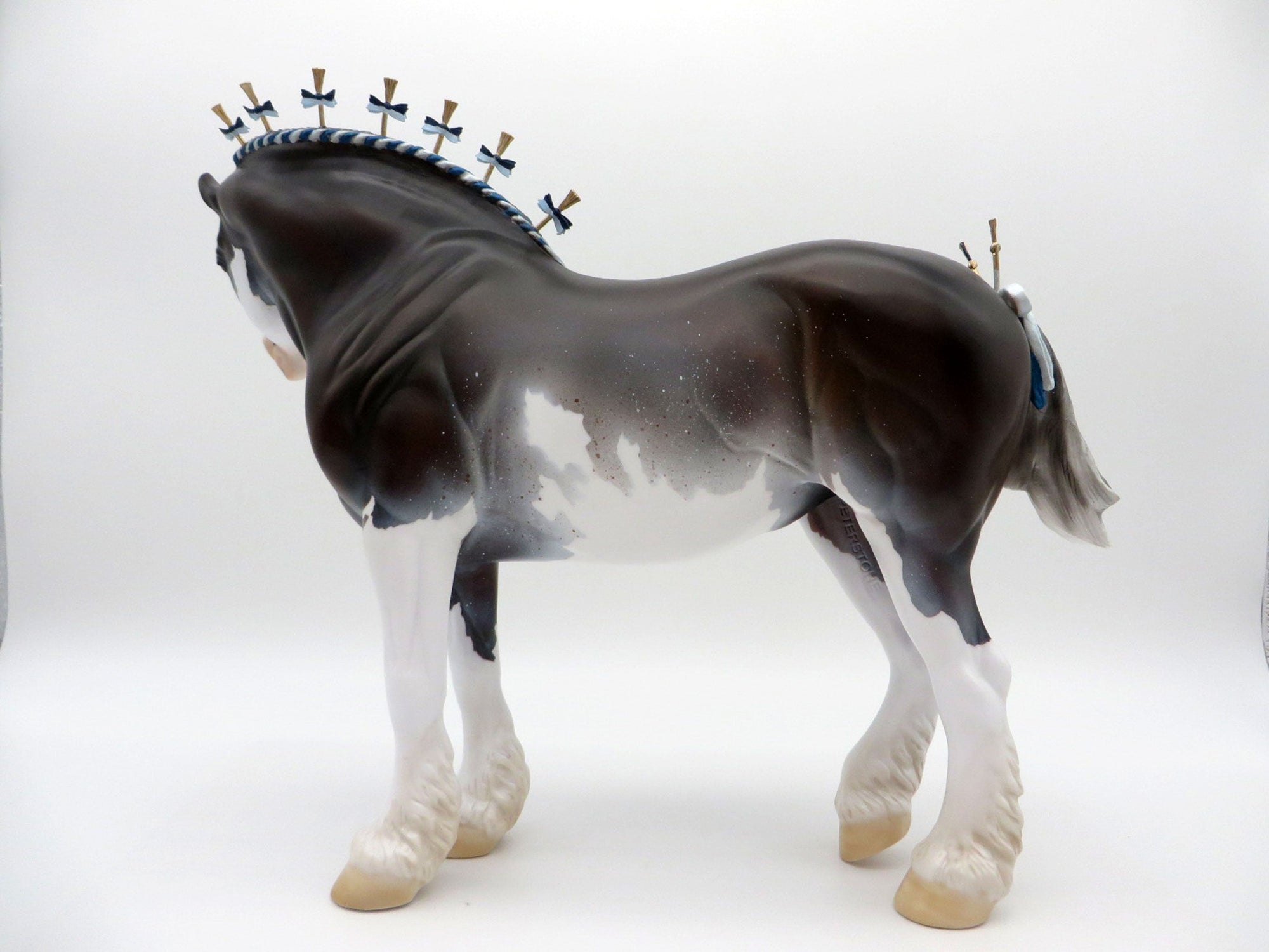 Tranquility- LE-30 Heavy Draft Mare Painted by Carrie Keller EQ 21