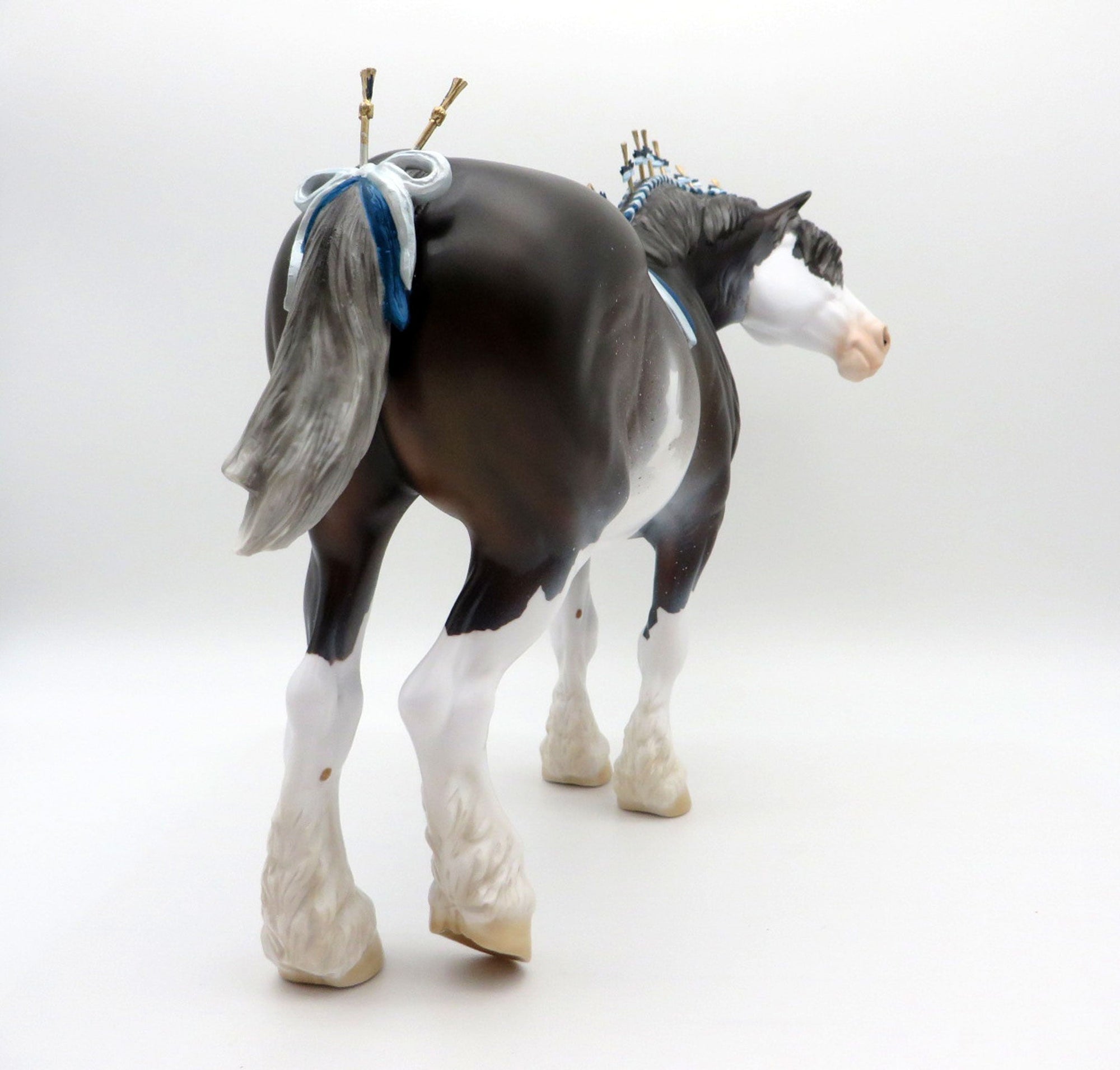 Tranquility- LE-30 Heavy Draft Mare Painted by Carrie Keller EQ 21