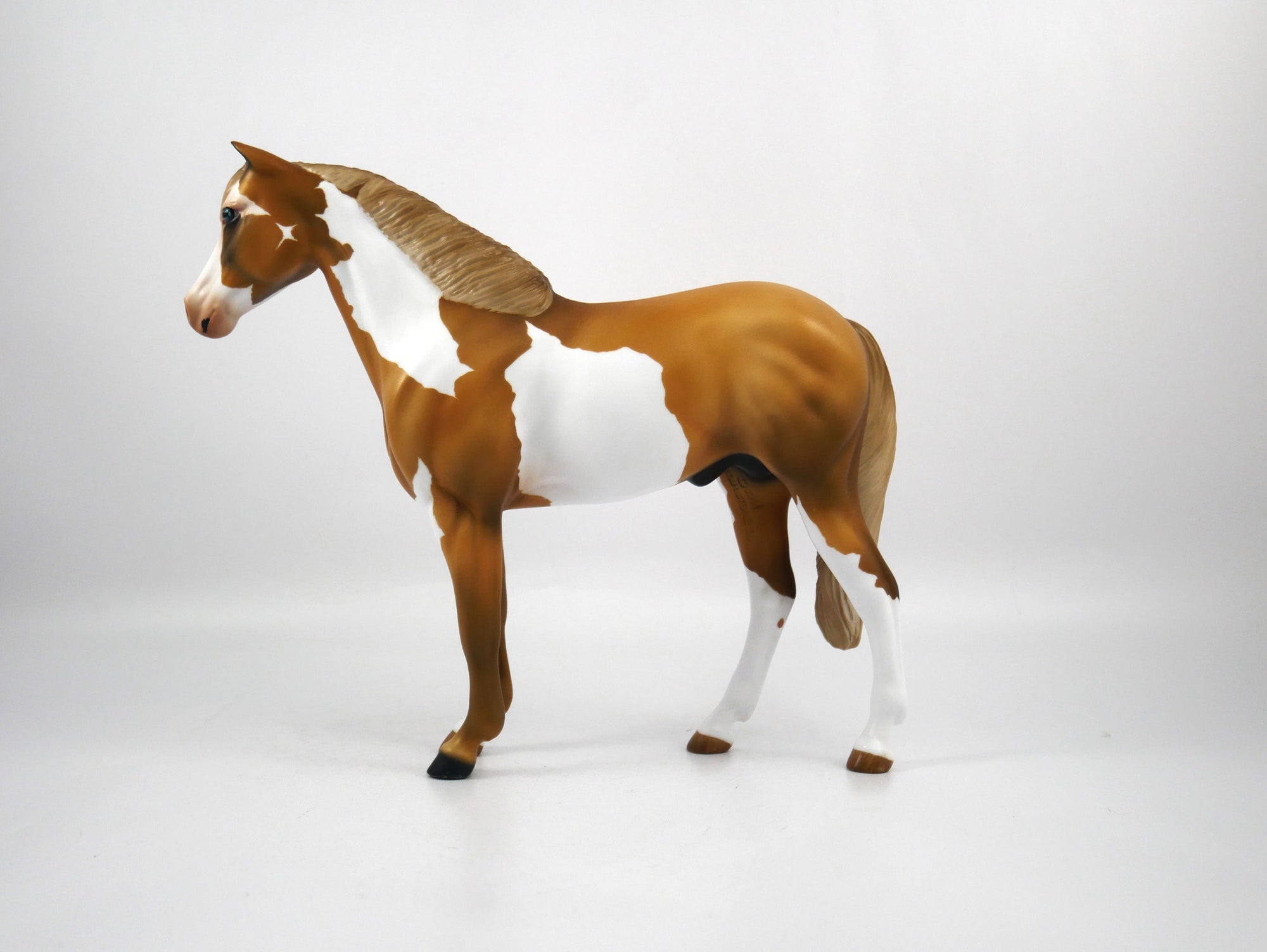 Trophy-OOAK Palomino Paint Mustang Painted by Audrey Dixon SB21